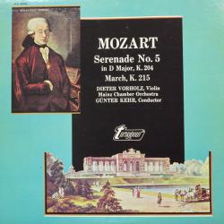MOZART Serenade N. 5 In D Major, K 204 / March, K 215 Виниловая пластинка MOZART Serenade N. 5 In D Major, K 204 / March, K 215 Виниловая пластинка