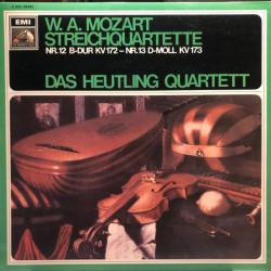 MOZART Streichquartette Nr.12 B-dur KV 172 - Nr.13 D-moll KV 173 Виниловая пластинка MOZART Streichquartette Nr.12 B-dur KV 172 - Nr.13 D-moll KV 173 Виниловая пластинка