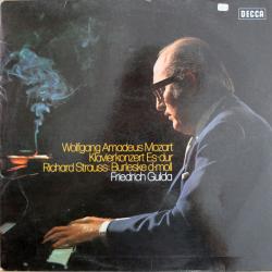 MOZART, STRAUSS, FRIEDRICH GULDA Klavierkonzert Es-dur / Burleske D-moll Виниловая пластинка 