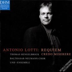 ANTONIO LOTTI Requiem • Credo • Miserere Фирменный CD ANTONIO LOTTI Requiem • Credo • Miserere Фирменный CD