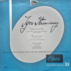 STRAWINSKY Violinkonzert D-Dur / Duo Concertant Für Violine Und Klavier / Jeu De Carte (Ein Kartenspiel) Виниловая пластинка STRAWINSKY Violinkonzert D-Dur / Duo Concertant Für Violine Und Klavier / Jeu De Carte (Ein Kartenspiel) Виниловая пластинка