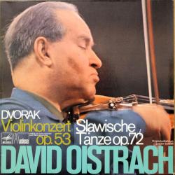 DVORAK Violinkonzert Op. 53 / Slawische Tänze Op. 72 Виниловая пластинка DVORAK Violinkonzert Op. 53 / Slawische Tänze Op. 72 Виниловая пластинка