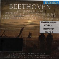 BEETHOVEN Chorfantasie, Opferlied, Bundeslied, "Die Weihe Des Hauses", Meeresstille Und Glückliche Fahrt Фирменный CD BEETHOVEN Chorfantasie, Opferlied, Bundeslied, "Die Weihe Des Hauses", Meeresstille Und Glückliche Fahrt Фирменный CD