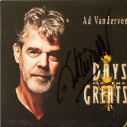 Ad Vanderveen Days Of The Greats Фирменный CD Ad Vanderveen Days Of The Greats Фирменный CD