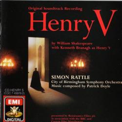Patrick Doyle, Simon Rattle, City Of Birmingham Symphony Orchestra Henry V: Original Soundtrack Recording Фирменный CD Patrick Doyle, Simon Rattle, City Of Birmingham Symphony Orchestra Henry V: Original Soundtrack Recording Фирменный CD