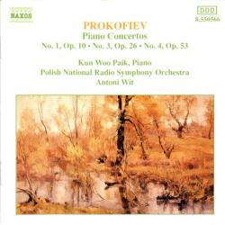 PROKOFIEV Piano Concertos No. 1, Op. 10 · No. 3, Op. 26 · No. 4, Op. 53 Фирменный CD PROKOFIEV Piano Concertos No. 1, Op. 10 · No. 3, Op. 26 · No. 4, Op. 53 Фирменный CD