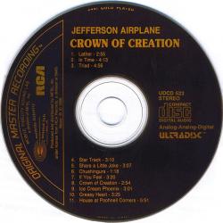 JEFFERSON AIRPLANE Crown Of Creation Фирменный CD JEFFERSON AIRPLANE Crown Of Creation Фирменный CD