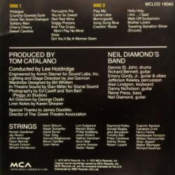NEIL DIAMOND Hot August Night Фирменный CD NEIL DIAMOND Hot August Night Фирменный CD