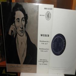 CARL MARIA VON WEBER Klavierkonzert Nr. 1 C-dur, Op. 11 / Klavierkonzert Nr. 2 Es-dur, Op. 32 Виниловая пластинка CARL MARIA VON WEBER Klavierkonzert Nr. 1 C-dur, Op. 11 / Klavierkonzert Nr. 2 Es-dur, Op. 32 Виниловая пластинка