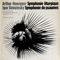 Arthur Honegger / Igor Strawinsky Symphonie Liturgique - Symphonie De Psaumes Виниловая пластинка Arthur Honegger / Igor Strawinsky Symphonie Liturgique - Symphonie De Psaumes Виниловая пластинка