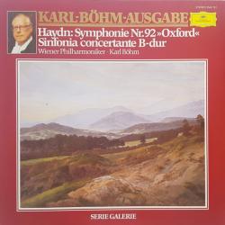 HAYDN / KARL BOHM Symphonie Nr. 92 "Oxford" / Sinfonia Concertante B-Dur Виниловая пластинка HAYDN / KARL BOHM Symphonie Nr. 92 "Oxford" / Sinfonia Concertante B-Dur Виниловая пластинка