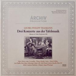 TELEMANN Drei Konzerte Aus Der Tafelmusik Виниловая пластинка TELEMANN Drei Konzerte Aus Der Tafelmusik Виниловая пластинка