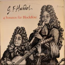 HANDEL Vier Sonaten Für Blockflöte Виниловая пластинка HANDEL Vier Sonaten Für Blockflöte Виниловая пластинка