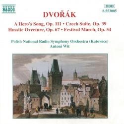 DVORAK A Hero's Song, Op. 111 • Czech Suite, Op. 39 • Hussite Overture, Op. 67 • Festival March, Op. 54 Фирменный CD DVORAK A Hero's Song, Op. 111 • Czech Suite, Op. 39 • Hussite Overture, Op. 67 • Festival March, Op. 54 Фирменный CD