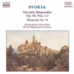 DVORAK Slavonic Rhapsodies Op.45, Nos.1-3 - Rhapsody Op.14 Фирменный CD DVORAK Slavonic Rhapsodies Op.45, Nos.1-3 - Rhapsody Op.14 Фирменный CD