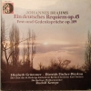 Ein Deutsches Requiem Op. 45 Für Soli, Chor Und Orchester - Fest- Und Gedenksprüche Op. 109 Für Achtstimmigen Chor