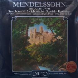 MENDELSSOHN Symphonie Nr. 3 «Schottische» / Ouverture «Sommernachtstraum» Виниловая пластинка MENDELSSOHN Symphonie Nr. 3 «Schottische» / Ouverture «Sommernachtstraum» Виниловая пластинка