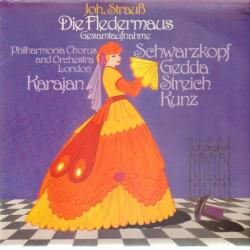STRAUSS Die Fledermaus - Gesamtaufnahme Виниловая пластинка STRAUSS Die Fledermaus - Gesamtaufnahme Виниловая пластинка