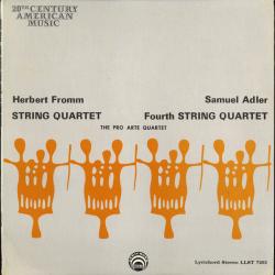 HERBERT FROMM String Quartet / Fourth String Quartet Виниловая пластинка HERBERT FROMM String Quartet / Fourth String Quartet Виниловая пластинка