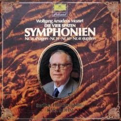 MOZART Die Vier Späten Symphonien Nr 38 Prager, Nr. 39, Nr.40, Nr. 41 Jupiter LP-BOX MOZART Die Vier Späten Symphonien Nr 38 Prager, Nr. 39, Nr.40, Nr. 41 Jupiter LP-BOX