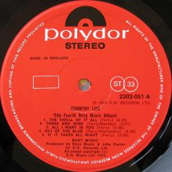 ROXY MUSIC Country Life Виниловая пластинка ROXY MUSIC Country Life Виниловая пластинка