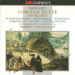 MOZART Cosi Fan Tutte (Highlights) Фирменный CD MOZART Cosi Fan Tutte (Highlights) Фирменный CD