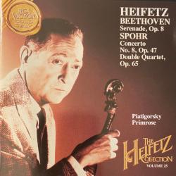 HEIFETZ BEETHOVEN SPOHR PIATIGORSKY PRIMROSE Serenade Op.8 / Concerto No.8 Op.47 / Double Quartet Op.65 Фирменный CD HEIFETZ BEETHOVEN SPOHR PIATIGORSKY PRIMROSE Serenade Op.8 / Concerto No.8 Op.47 / Double Quartet Op.65 Фирменный CD