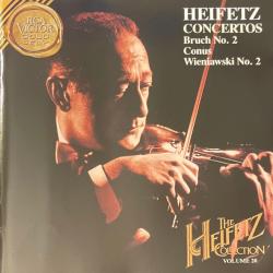 HEIFETZ Concertos: Bruch No. 2 / Conus / Wieniawski No. 2 Фирменный CD HEIFETZ Concertos: Bruch No. 2 / Conus / Wieniawski No. 2 Фирменный CD