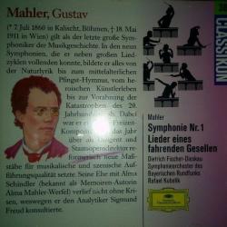 MAHLER Symphonie Nr. 1 / Lieder Eines Fahrenden Gesellen Фирменный CD MAHLER Symphonie Nr. 1 / Lieder Eines Fahrenden Gesellen Фирменный CD