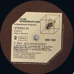 T. REX BOLAN BOOGIE Виниловая пластинка T. REX BOLAN BOOGIE Виниловая пластинка