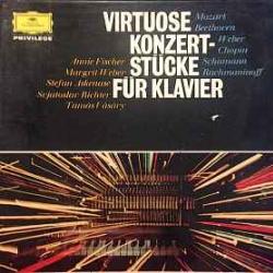 VIRTUOSE KONZERTSTUCKE FUR KLAVIER MOZART BEETHOVEN WEBER CHOPIN SCHUMANN RACHMANINOFF LP-BOX VIRTUOSE KONZERTSTUCKE FUR KLAVIER MOZART BEETHOVEN WEBER CHOPIN SCHUMANN RACHMANINOFF LP-BOX