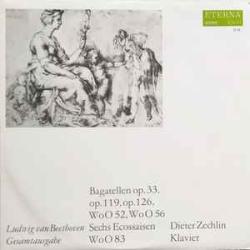 BEETHOVEN Dieter Zechlin Beethoven Bagatellen op.33, op.119, op.126, WoO 52, WoO 56, 6 Ecossaisen WoO 83 Виниловая пластинка BEETHOVEN Dieter Zechlin Beethoven Bagatellen op.33, op.119, op.126, WoO 52, WoO 56, 6 Ecossaisen WoO 83 Виниловая пластинка