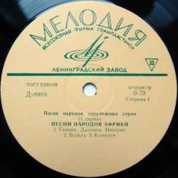 VARIOUS ПЕСНИ НАРОДОВ ЗАРУБЕЖНЫХ СТРАН ПЕСНИ НАРОДОВ АФРИКИ VARIOUS ПЕСНИ НАРОДОВ ЗАРУБЕЖНЫХ СТРАН ПЕСНИ НАРОДОВ АФРИКИ