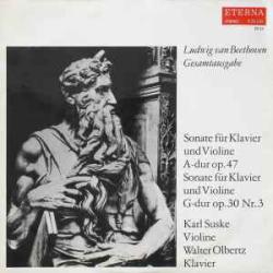 BEETHOVEN Sonate Für Klavier Und Violine A-Dur Op.47/ Sonate Für Klavier Und Violine G-Dur Op.30 Nr.3 Виниловая пластинка 