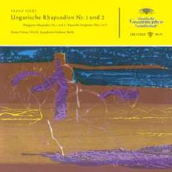 LISZT UNGARISCHE RHAPSODIEN NR. 1 UND 2 Виниловая пластинка LISZT UNGARISCHE RHAPSODIEN NR. 1 UND 2 Виниловая пластинка