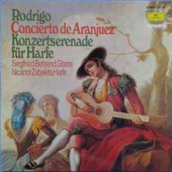 RODRIGO CONCIERTO DE ARANJUEZ KONZERTSERENADE FUR HARFE Виниловая пластинка RODRIGO CONCIERTO DE ARANJUEZ KONZERTSERENADE FUR HARFE Виниловая пластинка