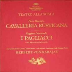 HERBERT VON KARAJAN CAVALLERIA RUSTICANA I PAGLIACCI LP-BOX HERBERT VON KARAJAN CAVALLERIA RUSTICANA I PAGLIACCI LP-BOX