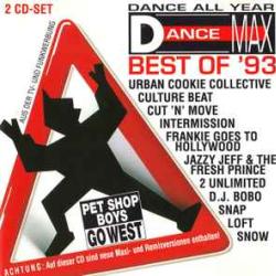 VARIOUS DANCE MAX - BEST OF '93 Фирменный CD VARIOUS DANCE MAX - BEST OF '93 Фирменный CD