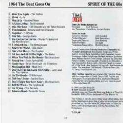 VARIOUS 1964 THE SPIRIT OF THE 60s: THE BEAT GOES ON Фирменный CD VARIOUS 1964 THE SPIRIT OF THE 60s: THE BEAT GOES ON Фирменный CD