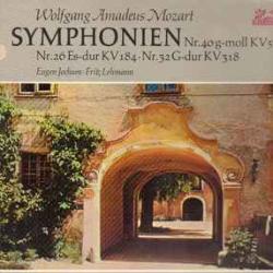 MOZART Symphonien Nr. 40 g-moll KV 550 · Nr. 26 Es-dur KV 184 · Nr. 32 G-dur KV 318 Виниловая пластинка MOZART Symphonien Nr. 40 g-moll KV 550 · Nr. 26 Es-dur KV 184 · Nr. 32 G-dur KV 318 Виниловая пластинка