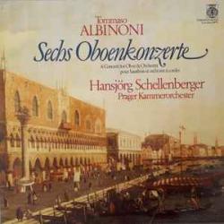 Tomaso Albinoni Hansjörg Schellenberger Prague Chamber Orchestra Sechs Oboenkonzerte Виниловая пластинка Tomaso Albinoni Hansjörg Schellenberger Prague Chamber Orchestra Sechs Oboenkonzerte Виниловая пластинка