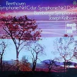 BEETHOVEN Symphonie Nr.1 C-Dur - Symphonie Nr.2 D-Dur Виниловая пластинка BEETHOVEN Symphonie Nr.1 C-Dur - Symphonie Nr.2 D-Dur Виниловая пластинка