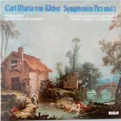 CARL MARIA VON WEBER Symphonien Nr. 1 Und 2 Виниловая пластинка CARL MARIA VON WEBER Symphonien Nr. 1 Und 2 Виниловая пластинка