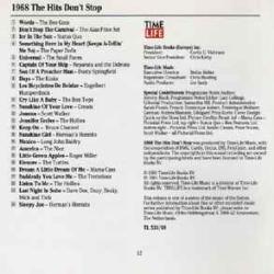 VARIOUS 1968 THE SPIRIT OF THE 60s THE HITS DON'T STOP Фирменный CD VARIOUS 1968 THE SPIRIT OF THE 60s THE HITS DON'T STOP Фирменный CD