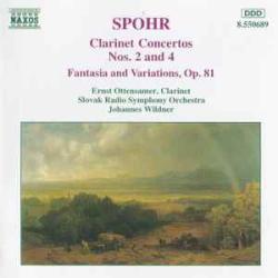 SPOHR Clarinet Concertos Nos. 2 & 4 / Fantasia And Variations, Op. 81 Фирменный CD SPOHR Clarinet Concertos Nos. 2 & 4 / Fantasia And Variations, Op. 81 Фирменный CD