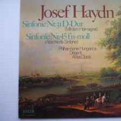 HAYDN Sinfonie Nr. 31 D-Dur (Mit dem Hornsignal) Sinfonie Nr. 45 fis-moll (Abschieds-Sinfonie) Виниловая пластинка HAYDN Sinfonie Nr. 31 D-Dur (Mit dem Hornsignal) Sinfonie Nr. 45 fis-moll (Abschieds-Sinfonie) Виниловая пластинка