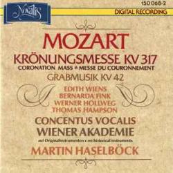 MOZART Krönungsmesse KV. 317 / Grabmusik KV. 42 Фирменный CD MOZART Krönungsmesse KV. 317 / Grabmusik KV. 42 Фирменный CD