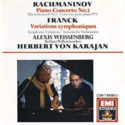 RACHMANINOFF FRANCK Piano Concerto No. 2 / Variations Symphoniques Фирменный CD RACHMANINOFF FRANCK Piano Concerto No. 2 / Variations Symphoniques Фирменный CD