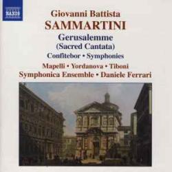 SAMMARTINI Gerusalemme (Sacred Cantata) • Confitebor • Symphonies Фирменный CD SAMMARTINI Gerusalemme (Sacred Cantata) • Confitebor • Symphonies Фирменный CD