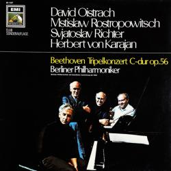 DAVID OISTRACH MSTISLAW ROSTROPOWITSCH SVJATOSLAV RICHTER HERBERT VON KARAJAN Tripelkonzert C-dur Op.56 Виниловая пластинка DAVID OISTRACH MSTISLAW ROSTROPOWITSCH SVJATOSLAV RICHTER HERBERT VON KARAJAN Tripelkonzert C-dur Op.56 Виниловая пластинка